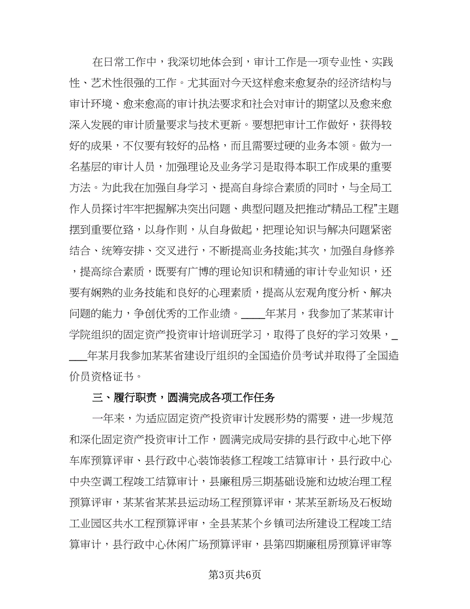 财政审计处个人年终工作总结与计划范本（二篇）.doc_第3页