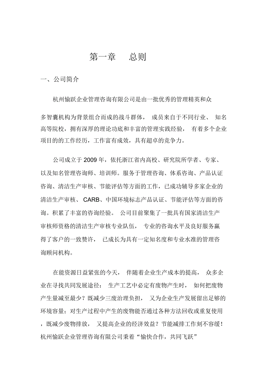 某咨询类公司规章制度DOC_第1页