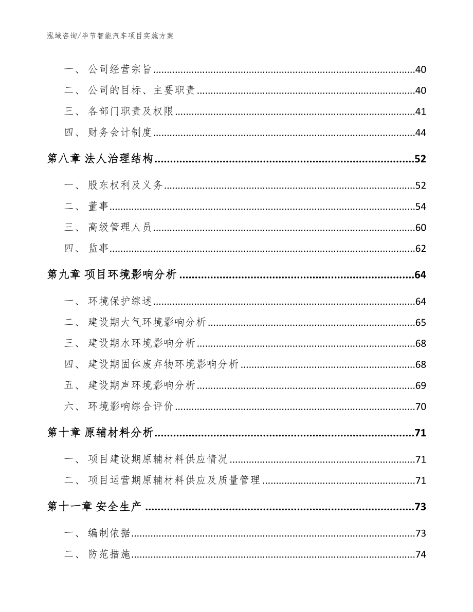 毕节智能汽车项目实施方案_模板参考_第4页