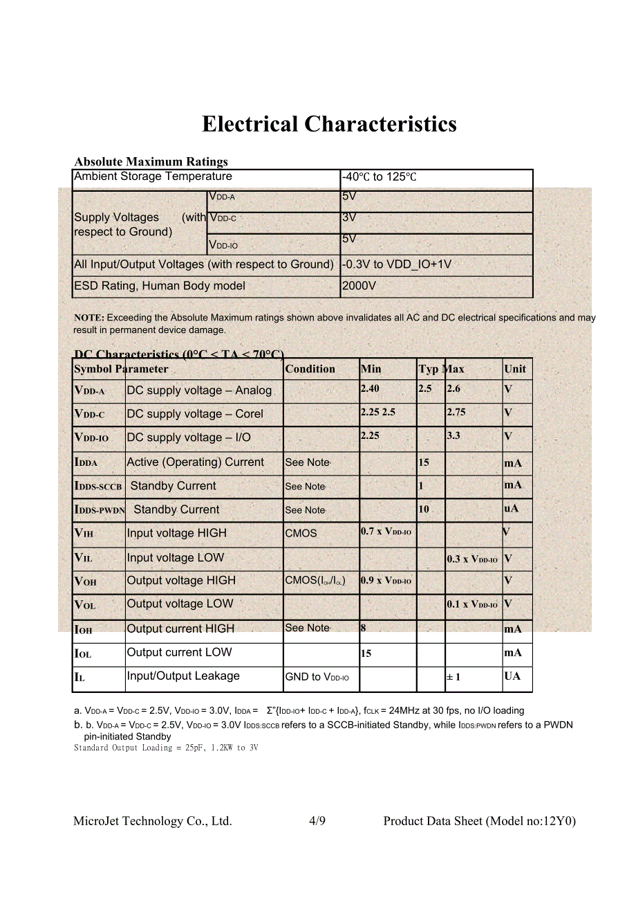 机器人摄像头04512Y0 ov77649_第4页