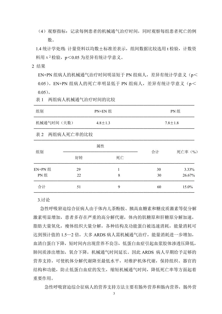 早期营养支持在急性呼吸窘迫综合征患者中的应用_第3页