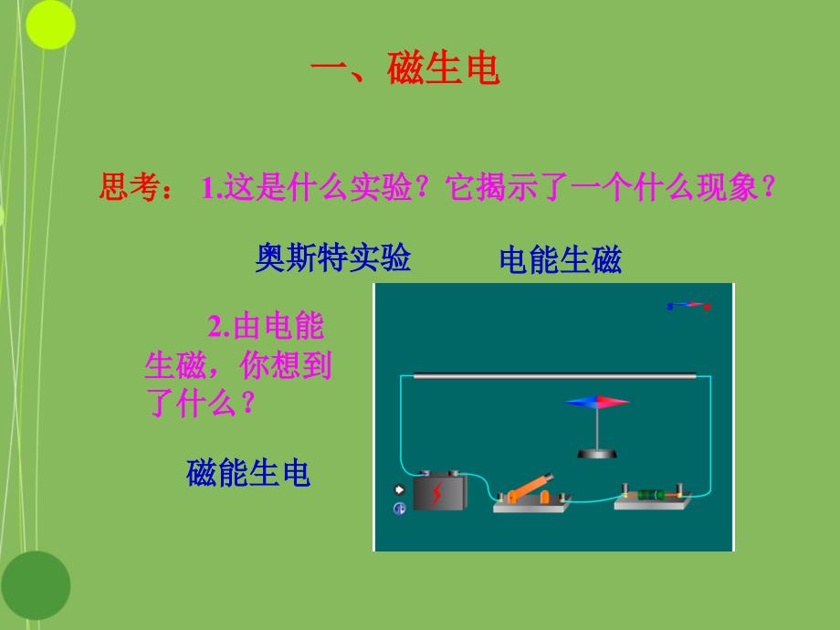 沪科版九年级物理第18章第二节科学探究：怎样产生感应电流-教学设计课件_第2页