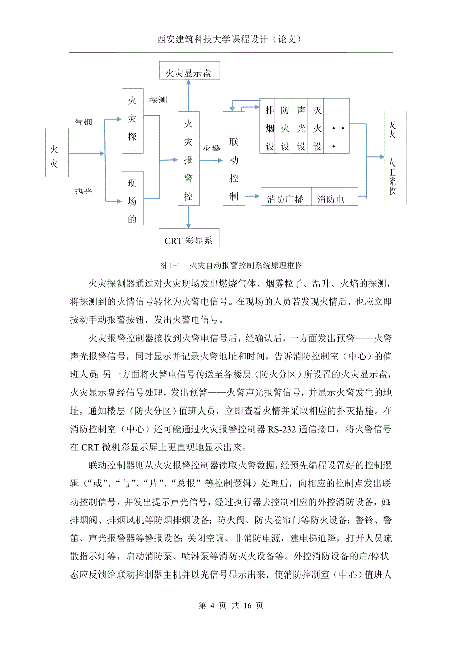 消防自动报警控制系统设计_第4页