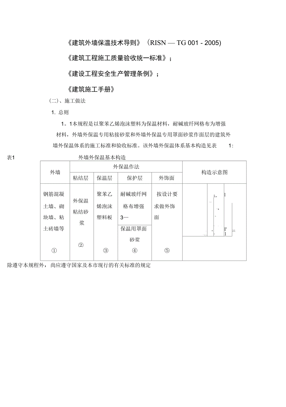 外墙外保温施工方案(聚苯板)完整_第3页