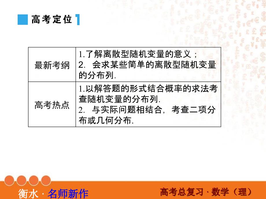 高三数学一轮复习概率与统计复习课件61_第4页