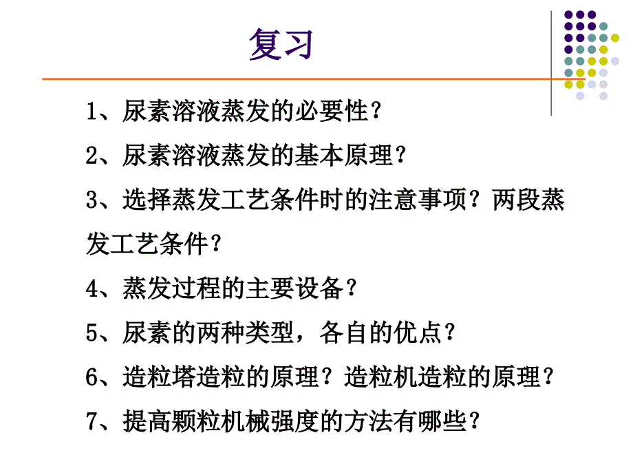 尿素生产技术及三废处理_第1页