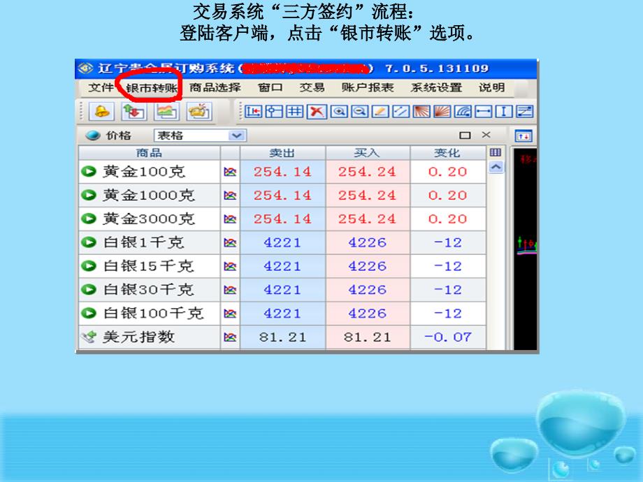 辽宁贵金属农行网上绑定流程、出入金.ppt_第2页