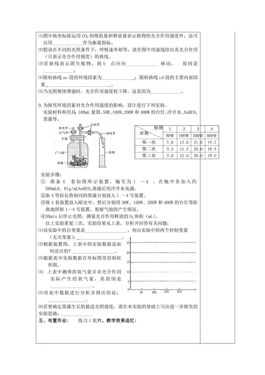 2022年高中生物 细胞的代谢教案2 新人教版必修1_第5页