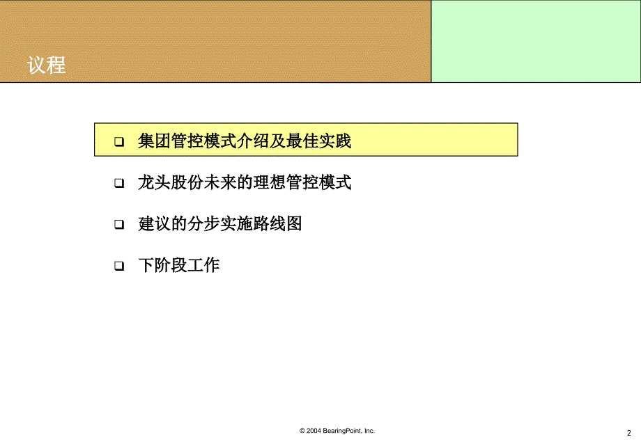 某股份有限公司管控模式项目中期报告_第2页