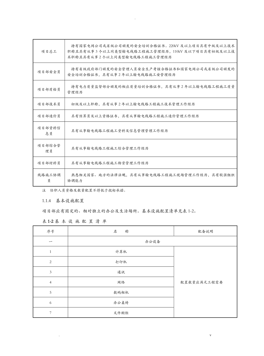 施工项目部标准化管理手册线路工程_第2页