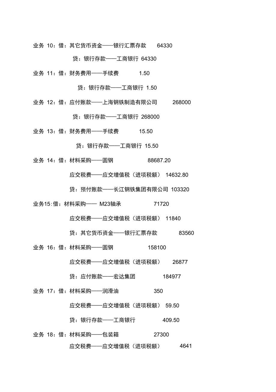 会计综合模拟实训答案_第2页