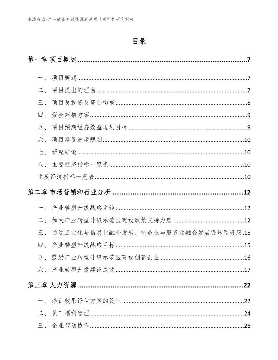 产业转型升级能源利用项目可行性研究报告_第3页