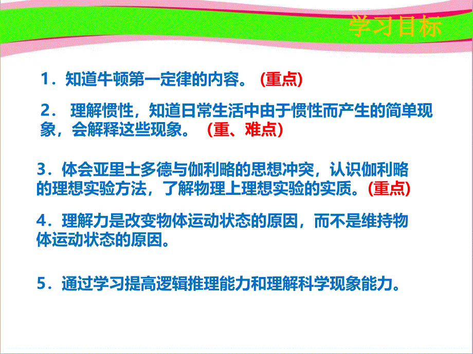 【人教版】八年级物理下册：8.1-牛顿第一定律-省优获奖教学ppt课件_第2页