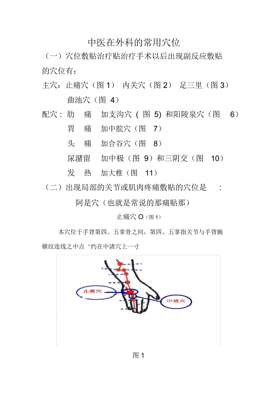 中医镇痛的穴位_第1页