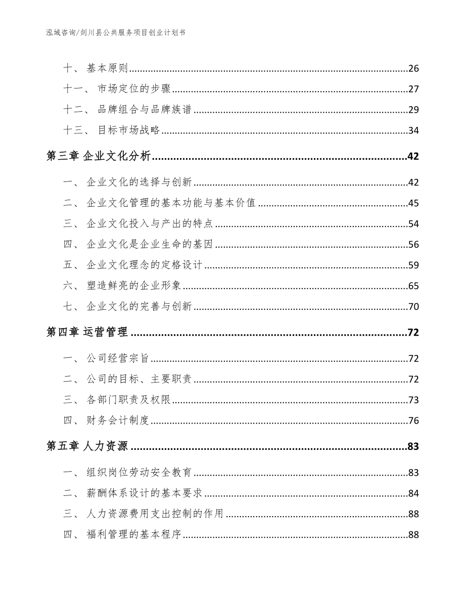 剑川县公共服务项目创业计划书_第3页