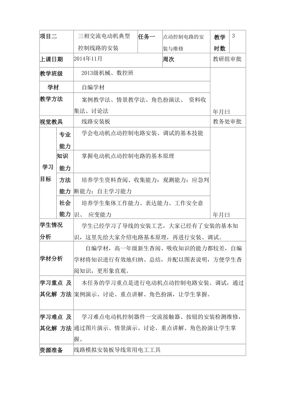 点动控制电路_第1页