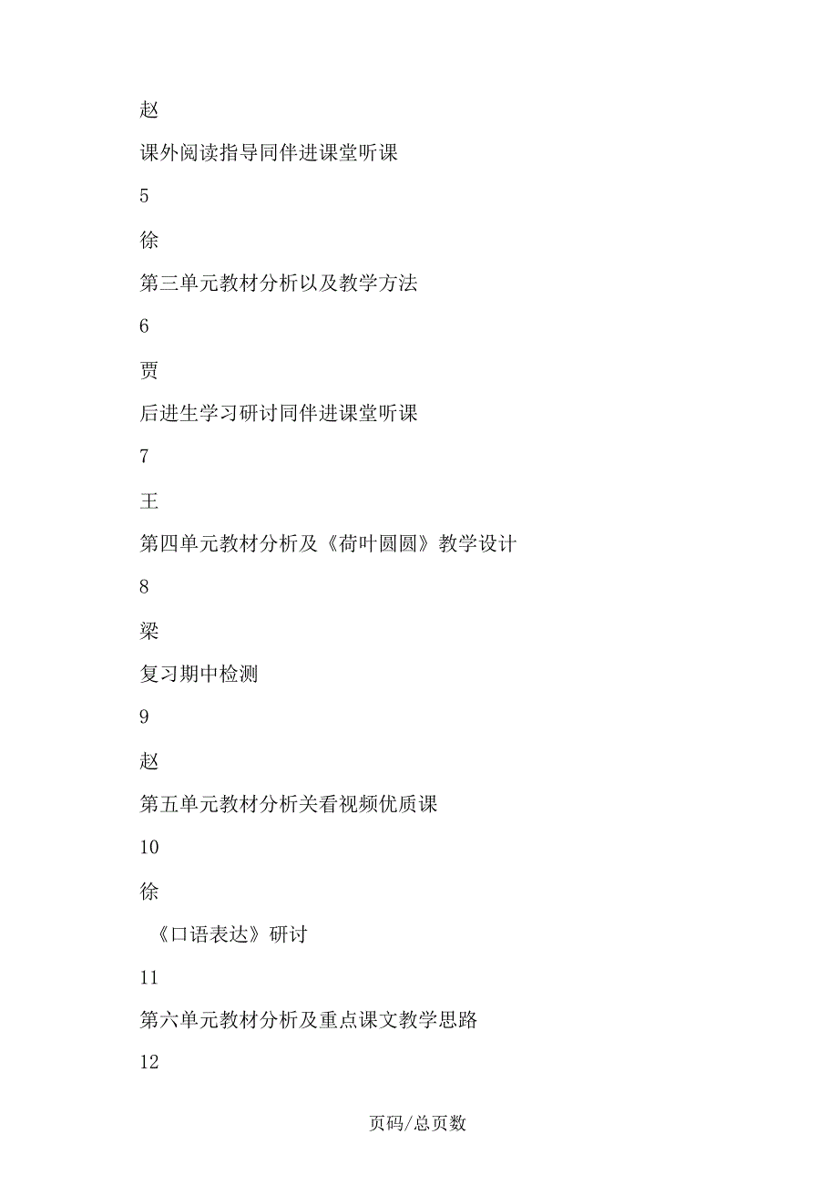 小学一年级语文下册教研组工作计划_第4页