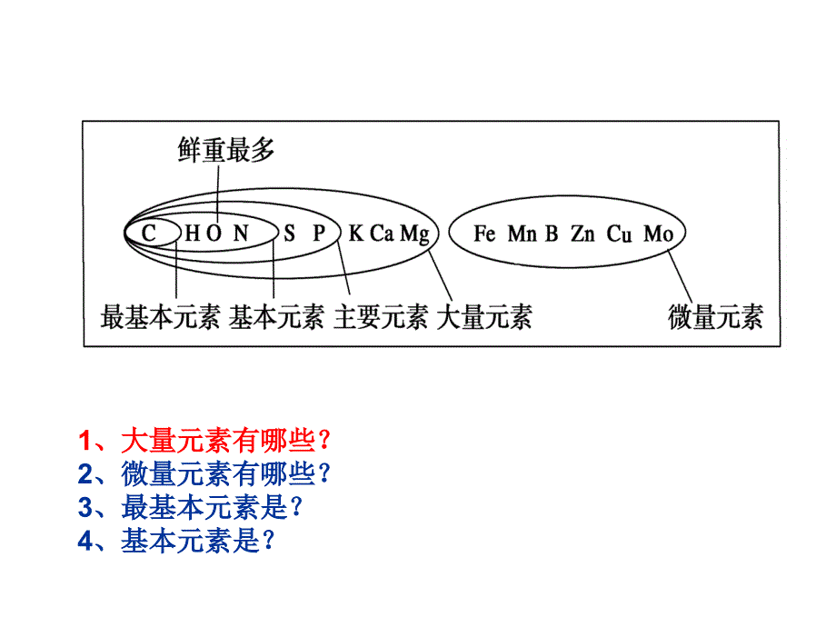 人教版生物必修一第二章复习_第2页