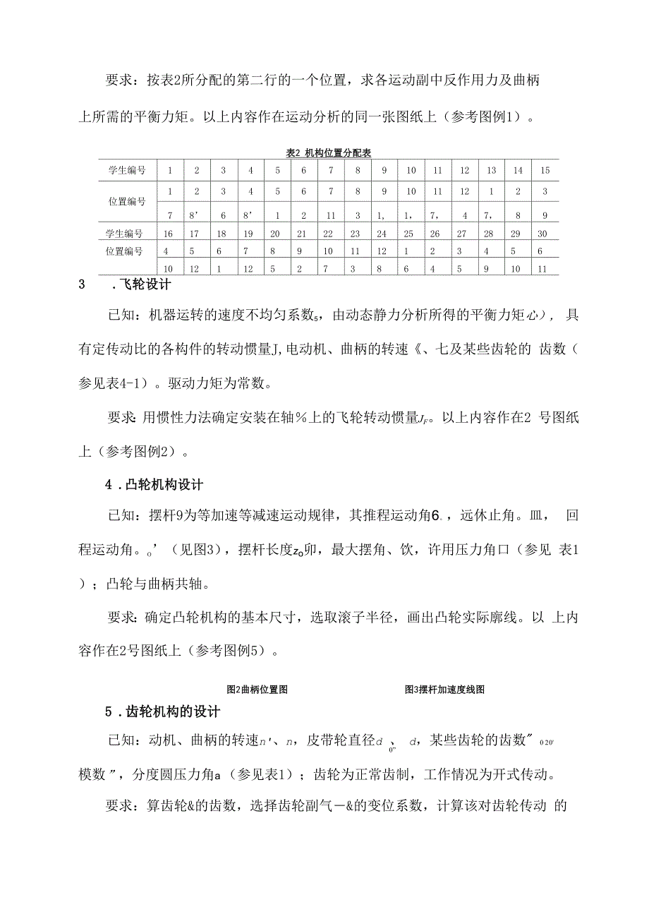 机械原理课程设计任务书_第4页