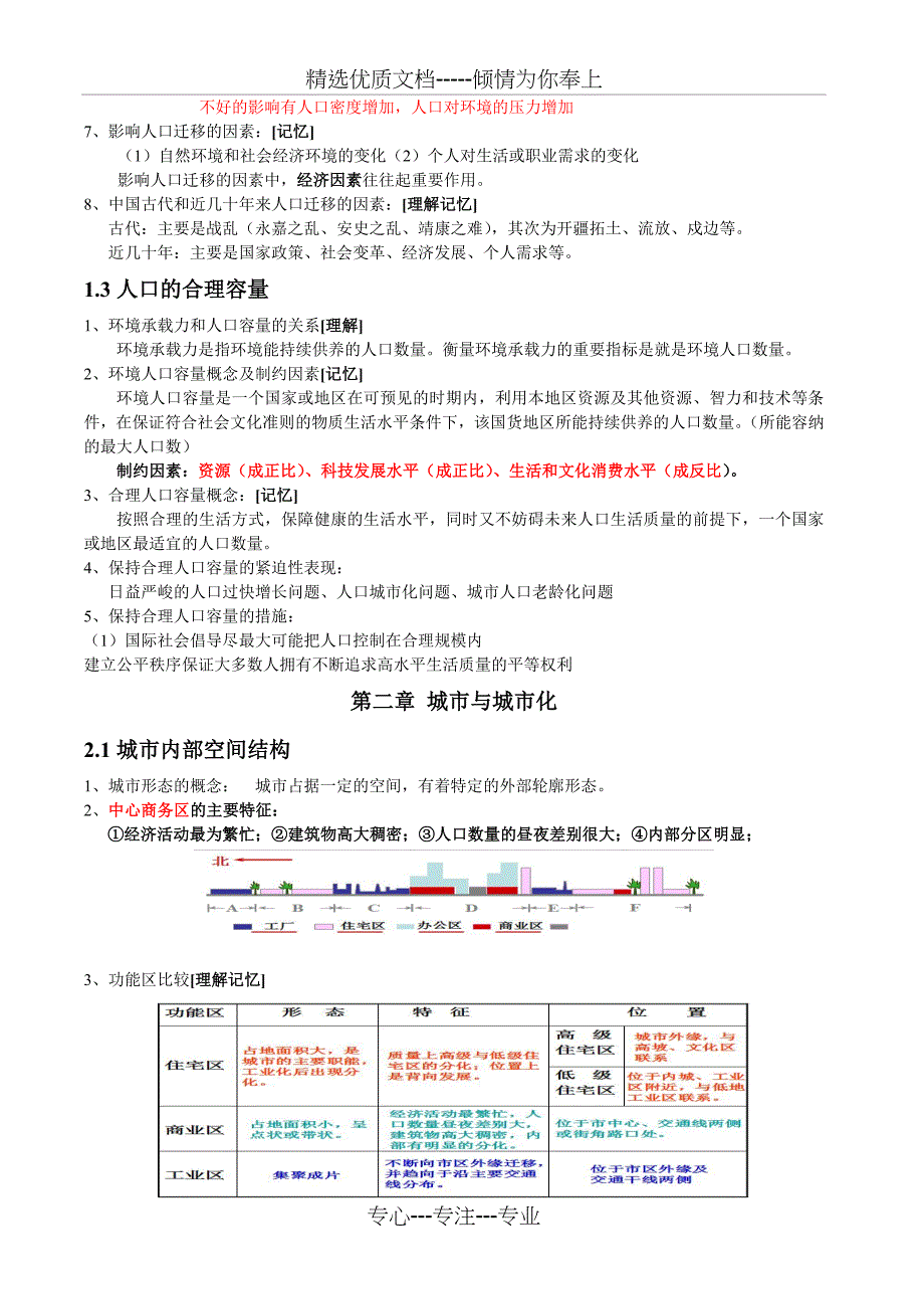 高一地理必修二知识点总结完整版_第3页