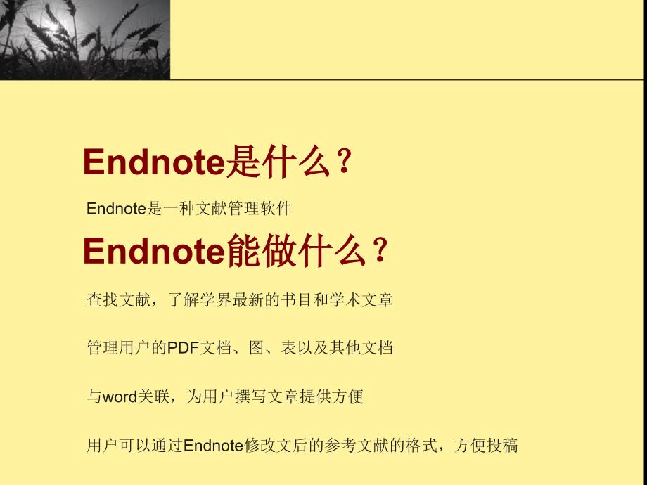 最新ENDNOTE使用方法入门培训_第2页