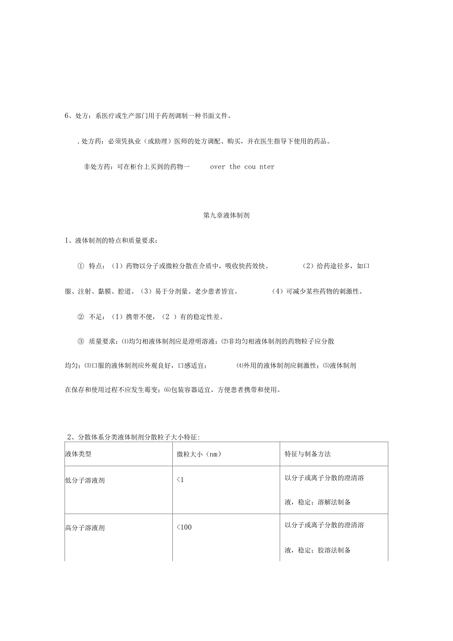 药剂学课后知识题目解析_第2页