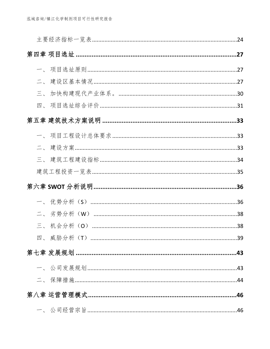 镇江化学制剂项目可行性研究报告_第2页