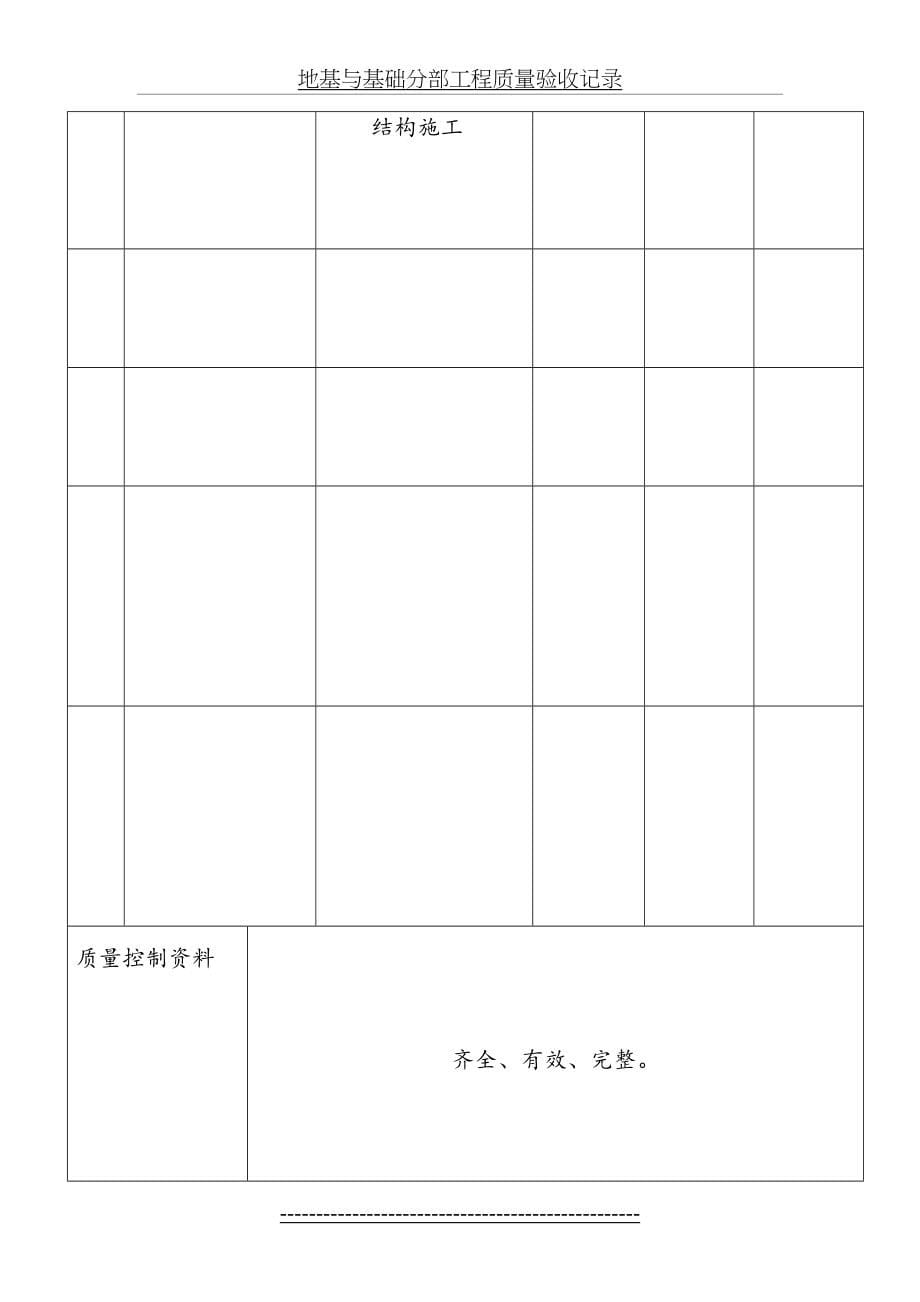 新分部工程质量验收记录表11_第5页