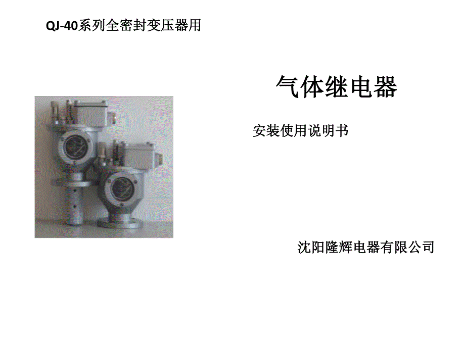 变压器气体继电器QJ_第1页