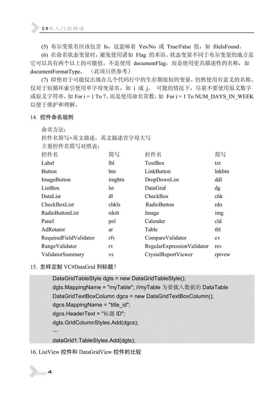 王牌9 优秀程序员之路——C# 开发经验及技巧大汇总_第4页