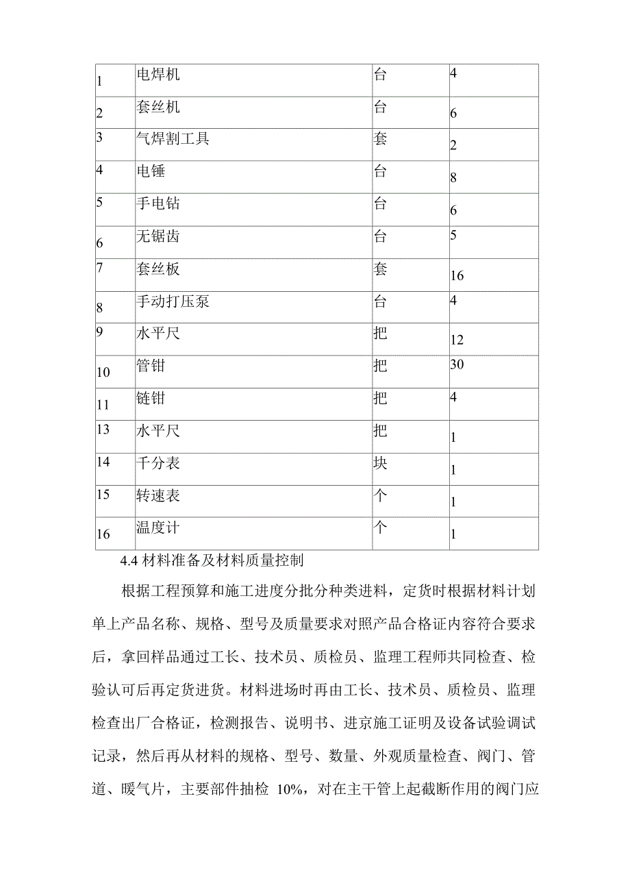 采暖管道安装方案_第3页