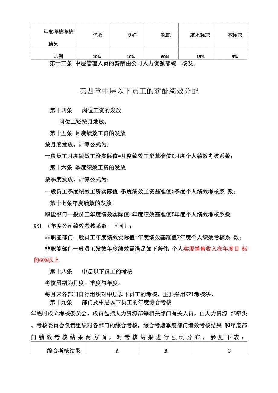 2011-2012年学大教育薪酬绩效管理制度_第5页