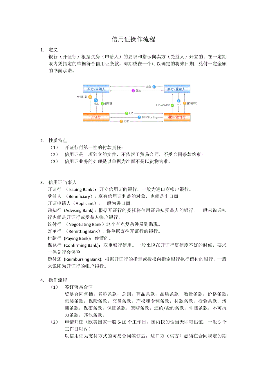 信用证完整操作流程_第1页