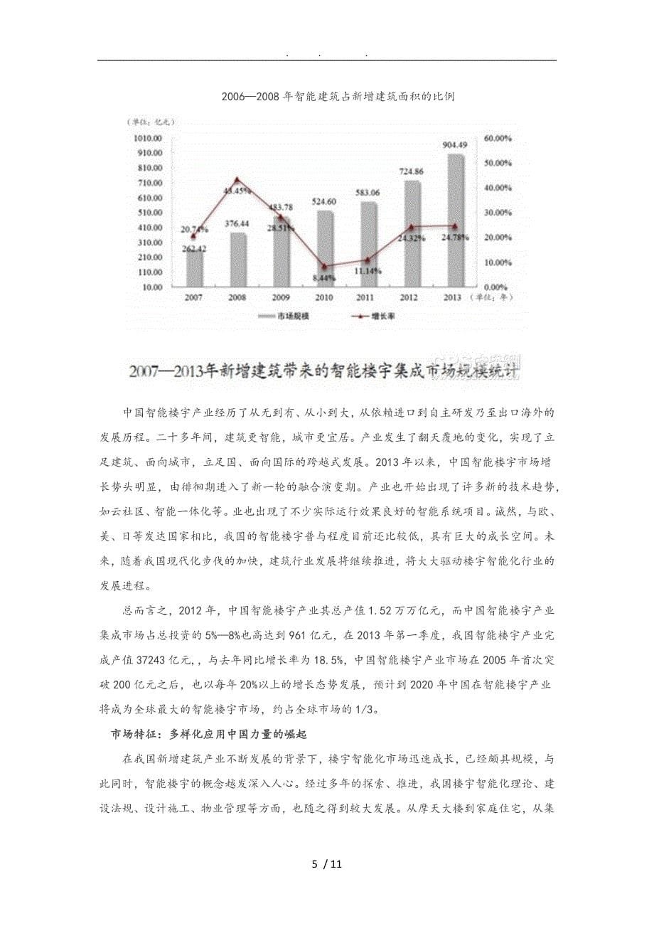 中国智能楼宇产业发展报告三_第5页