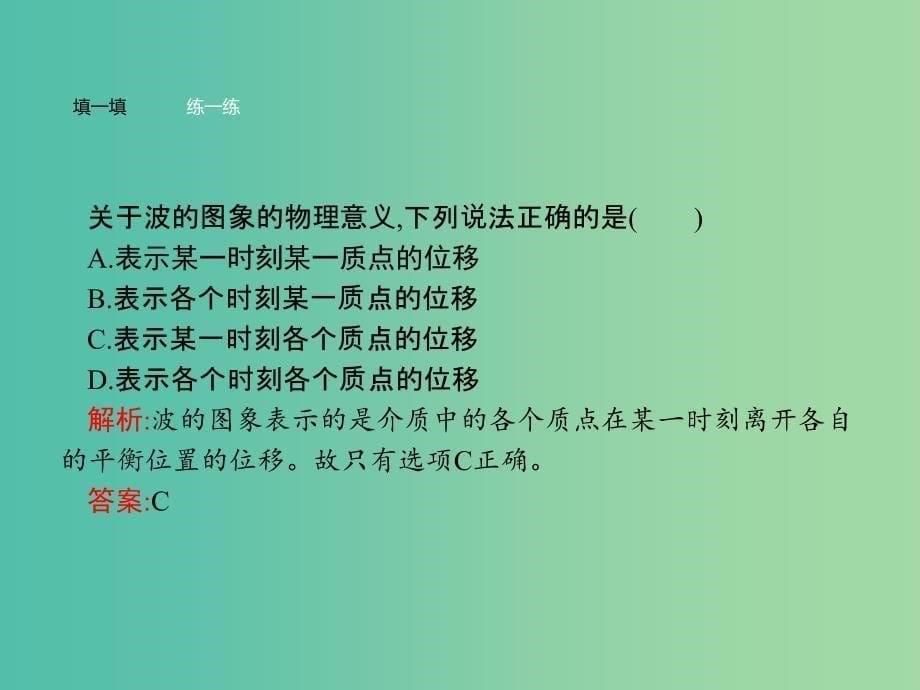 高中物理 第12章 机械波 2 波的图象课件 新人教版选修3-4.ppt_第5页