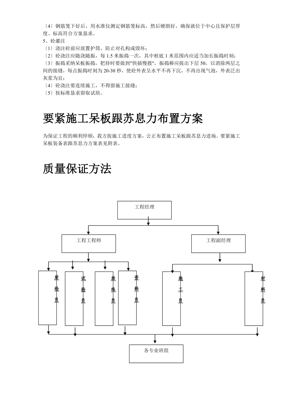 建筑行业河北石家庄某电视台工程桩基钻孔灌注桩施工组织设计_第4页