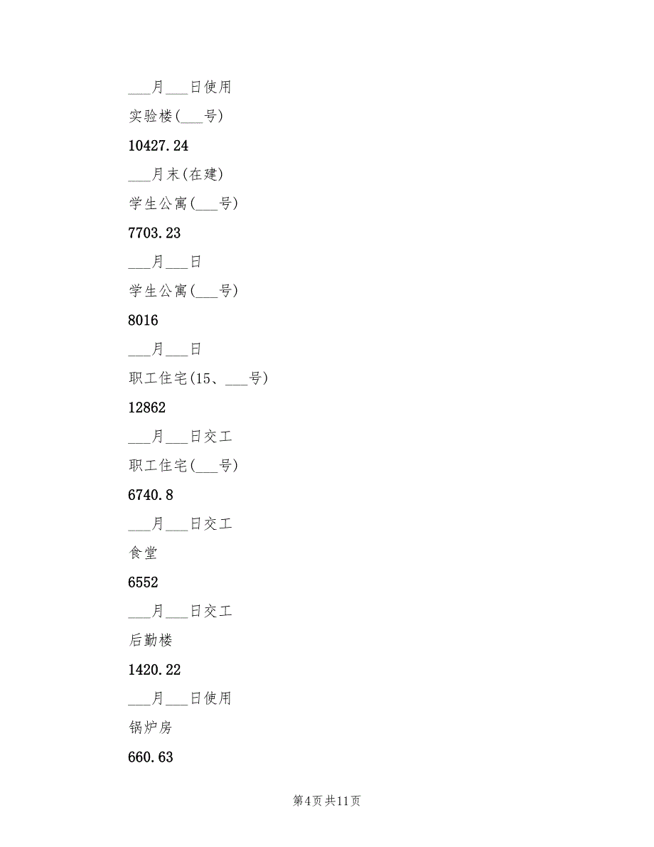 2022年学院基建处工作总结_第4页