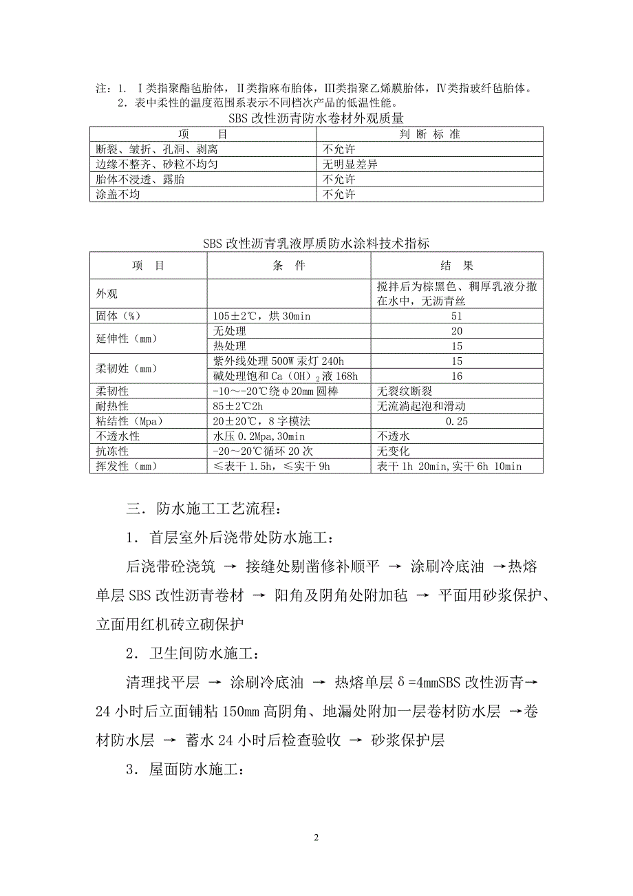 卷材防水工程施工方案_第2页