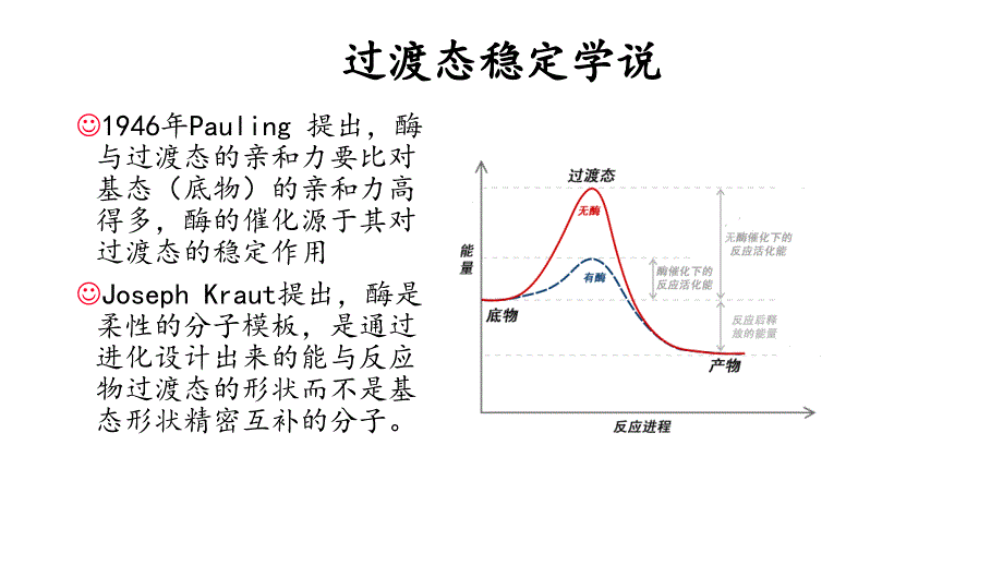 酶催化中过渡态稳定学说课件_第3页