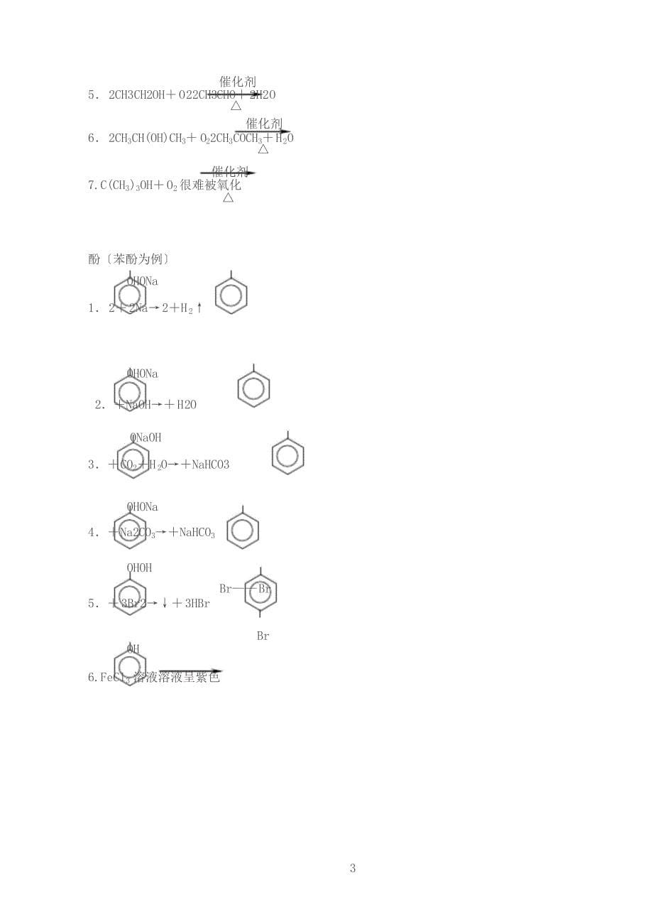 高中化学选修5化学方程式总汇_第5页