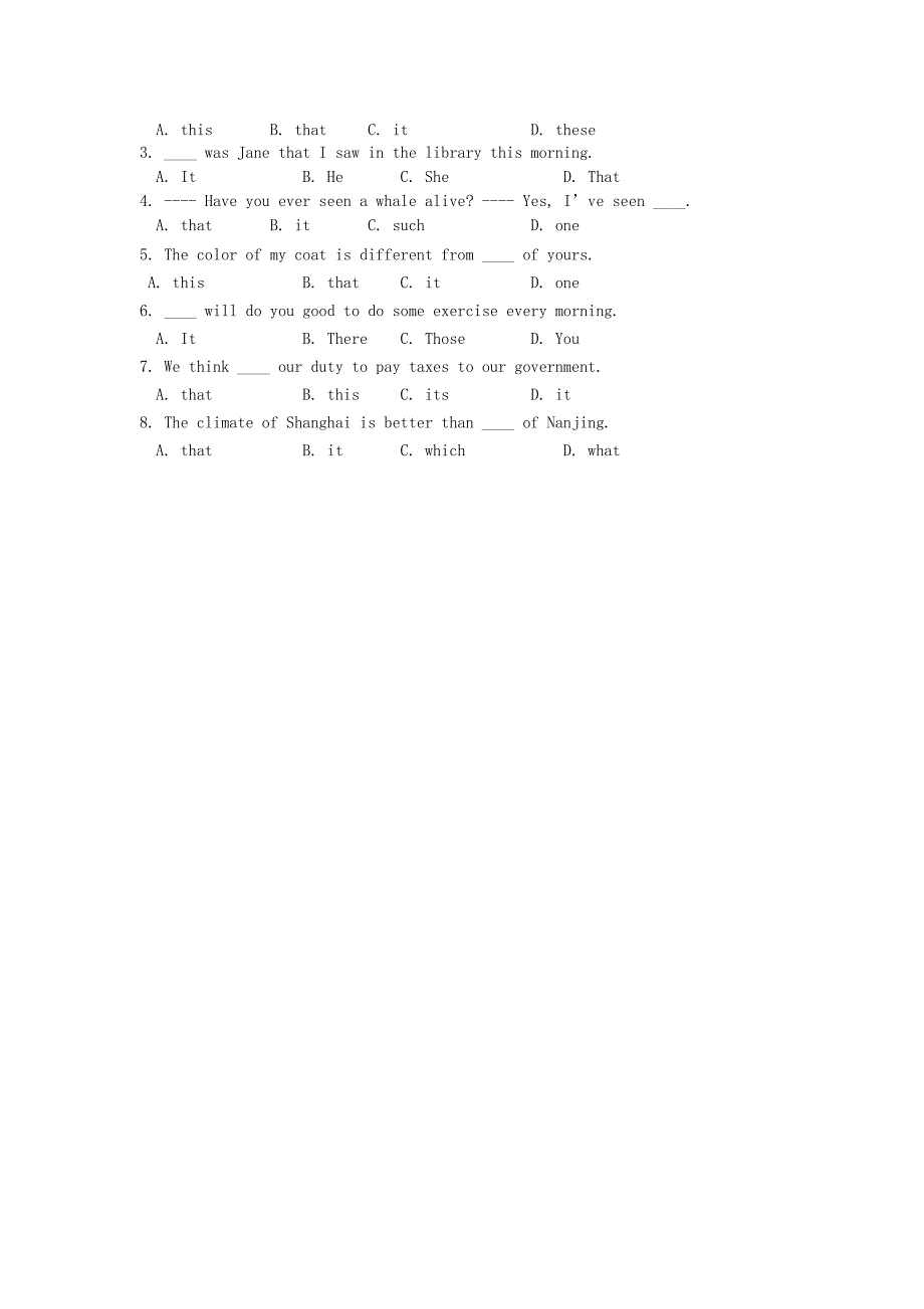 2022年高中英语 Unit 3 A healt hy life Grammar导学案 新人教版选修6_第4页