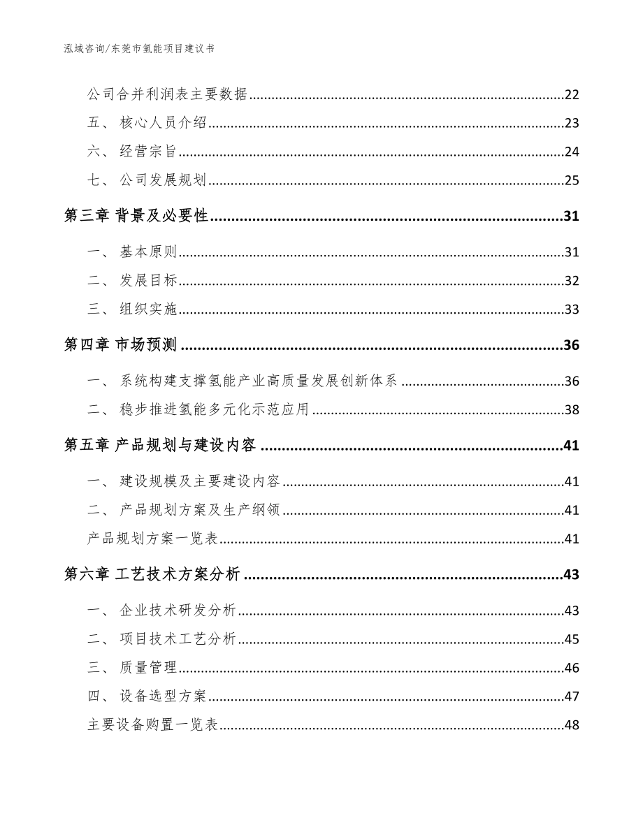 东莞市氢能项目建议书（模板）_第3页