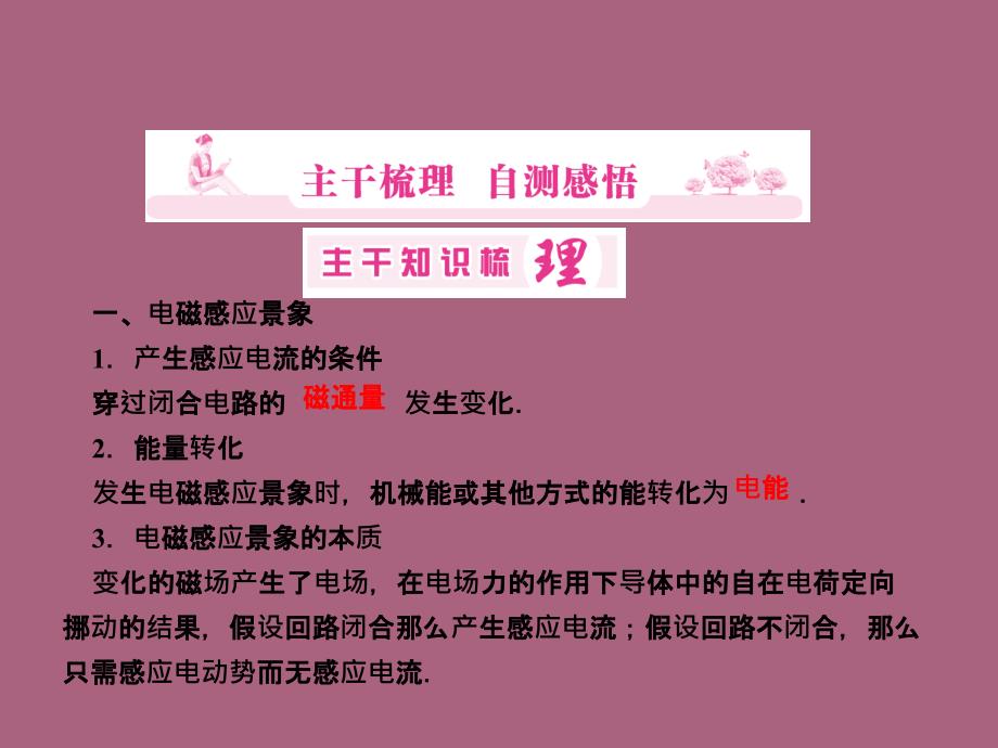 高三物理一轮精品91电磁感应现象楞决定律新人教版ppt课件_第2页