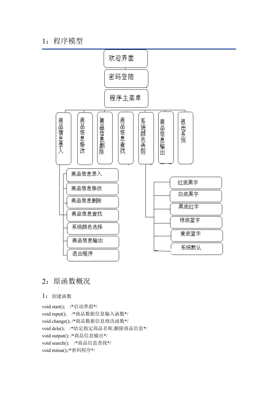 超市管理系统 C语言_第2页