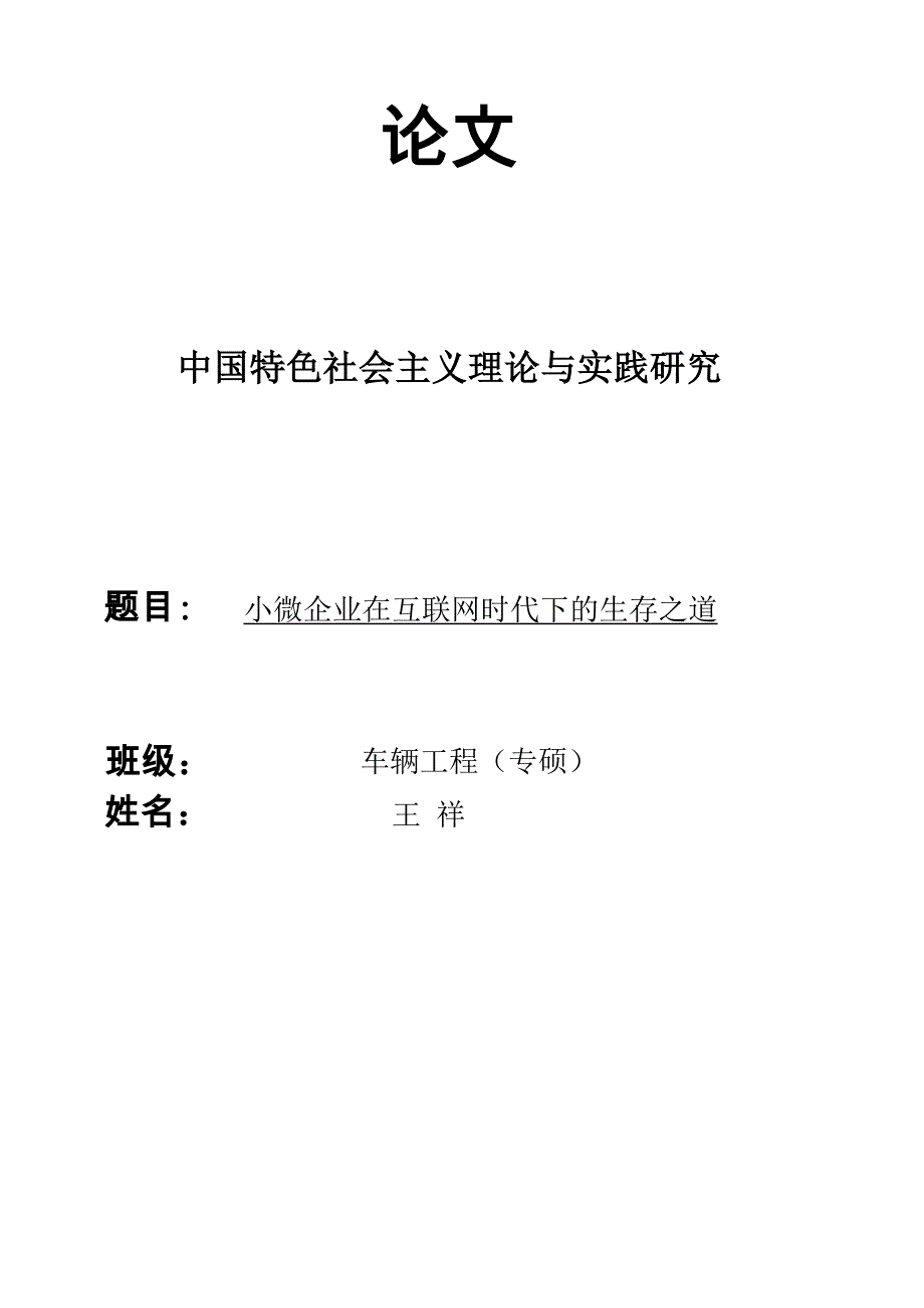 小微企业在互联网时代下的生存_第1页