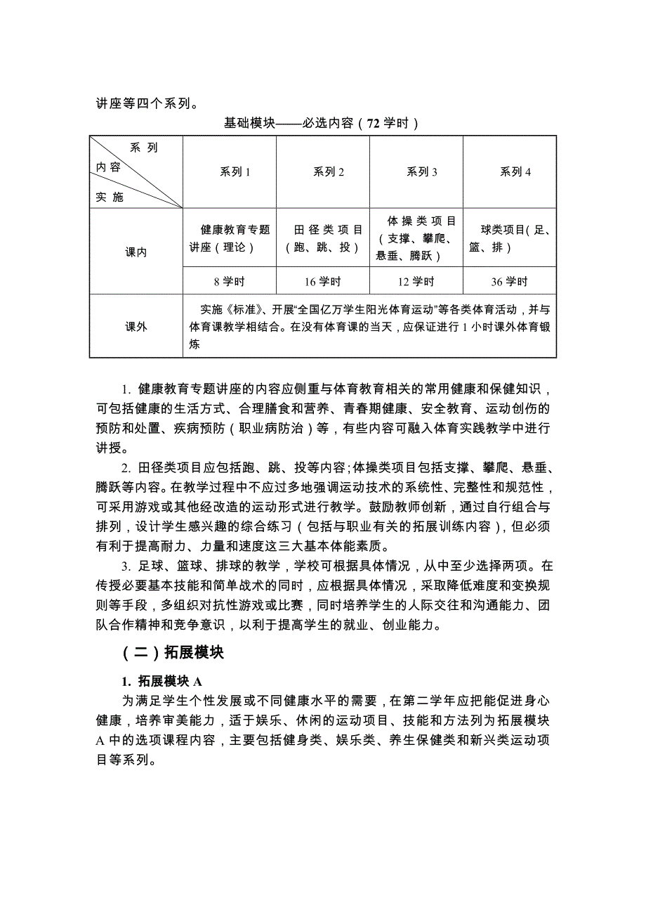 中等职业学校体育与健康教学指导纲要-马振平_第3页