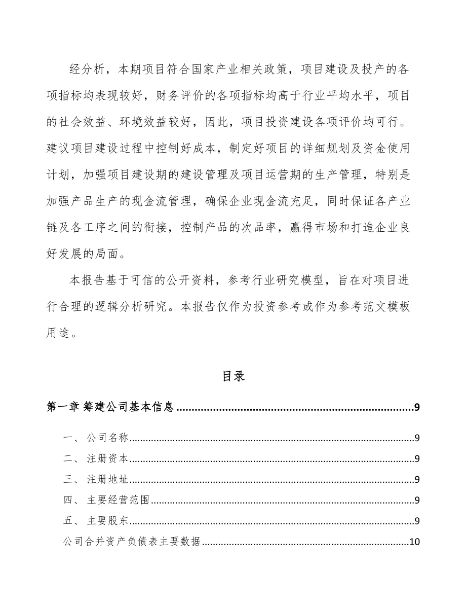 咸阳关于成立汽车制动器总成公司可行性研究报告_第3页