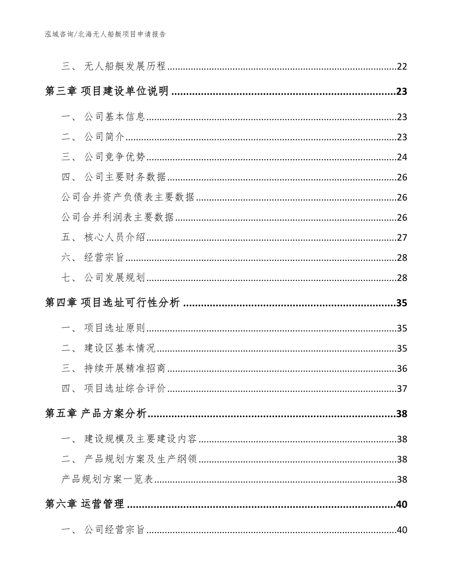 北海无人船艇项目申请报告_模板范文_第4页