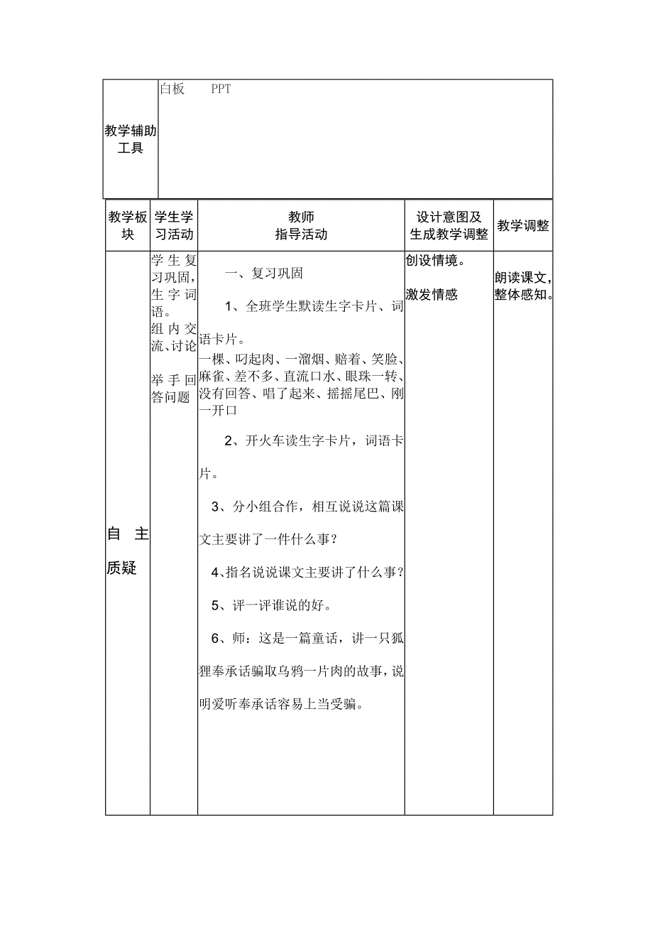 11狐狸和乌鸦（2）.doc_第2页