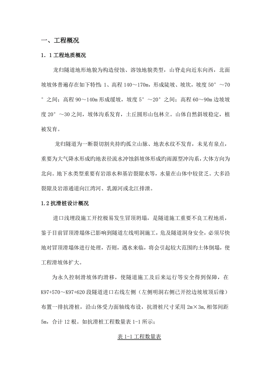 抗滑桩施工方案全解.doc_第1页